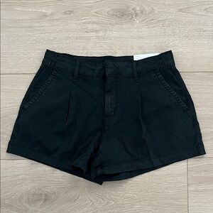 American Eagle Outfitters High Rise Trouser Black Shorts